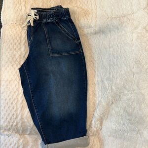 Lane Bryant High-Rise Pull On Denim Capris